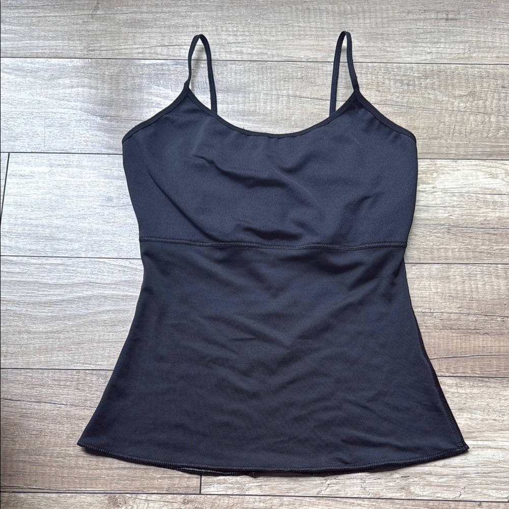 SPANX Black Fitted Camisole with Spaghetti Straps